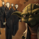 Yoda goes through the trials of the Force Priestesses at the Wellspring of Life.